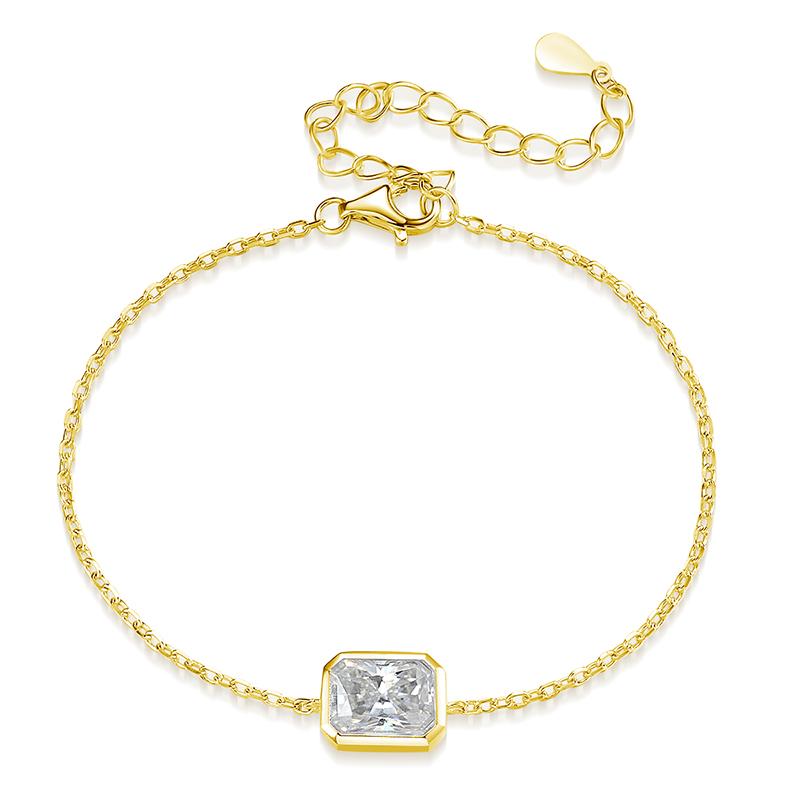 Smyoue 1/2CT Emerald Radiant Cut Moissanite Bracelets for Women Men Adjustable 15-20cm Chain 925 Silver Jewelry Fine 1CT&14-20CM
Smyoue 1/2CT Emerald Radiant Cut Moissanite Bracelets for Women Men Adjustable 15-20cm Chain 925 Silver Jewelry Fine 1CT&14-20CM
