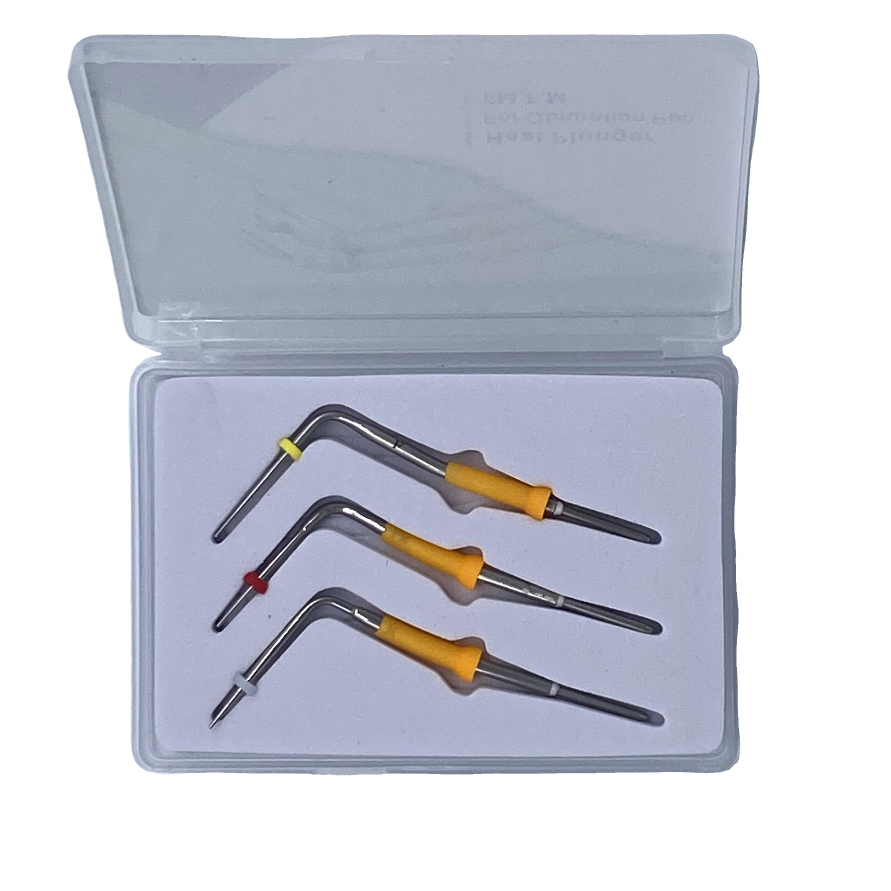 Dental Heat Plunger Gun needle For Dental Cordless Endo System Obturation Pen Gutta Percha Bars 3 Pieces/Pack срібний
Dental Heat Plunger Gun needle For Dental Cordless Endo System Obturation Pen Gutta Percha Bars 3 Pieces/Pack срібний
