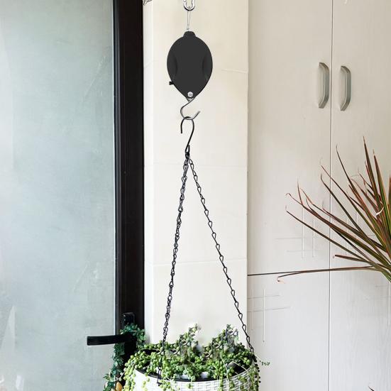 Yousheng 3 Pcs Retractable Plant Hanger Heavy Duty Plant Pulley Easy to Raise And Lower Adjustable Hook with Auto Lock for Hanging Plants Bird Feeders чёрный
Yousheng 3 Pcs Retractable Plant Hanger Heavy Duty Plant Pulley Easy to Raise And Lower Adjustable Hook with Auto Lock for Hanging Plants Bird Feeders чёрный