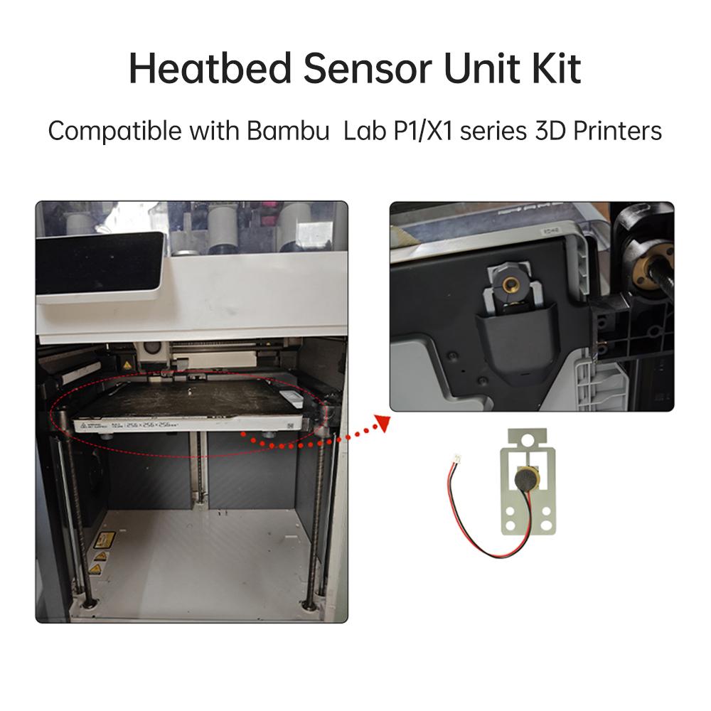 Набір блоку датчика Heatbed, сумісний із 3D-принтером Bambu Lab серії P1X1 Hot Bed Pressure Sensor різнокольоровий
Набір блоку датчика Heatbed, сумісний із 3D-принтером Bambu Lab серії P1X1 Hot Bed Pressure Sensor різнокольоровий