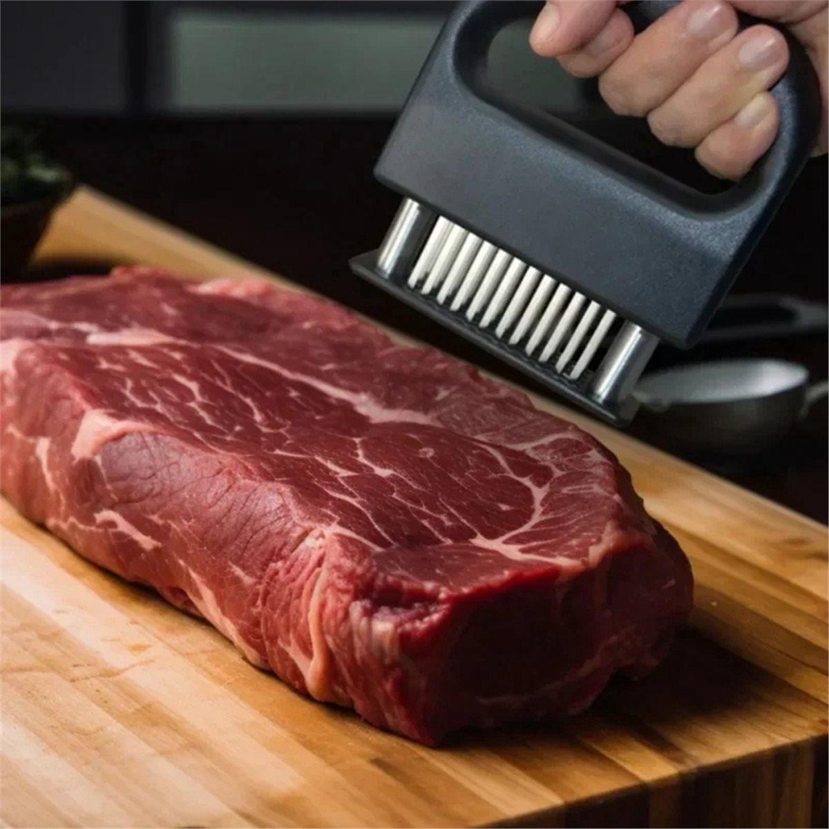 Meat Tenderizer 48-Prong Stainless Steel Beef Tenderizer Steak Tenderizer Meat Mallet for Barbecue Effort- China Mainland
Meat Tenderizer 48-Prong Stainless Steel Beef Tenderizer Steak Tenderizer Meat Mallet for Barbecue Effort- China Mainland
