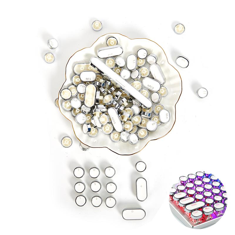 104 клавиши Ретро круглые колпачки для ключей Double S Diy Keycap с подсветкой Механическая клавиатура
104 клавиши Ретро круглые колпачки для ключей Double S Diy Keycap с подсветкой Механическая клавиатура