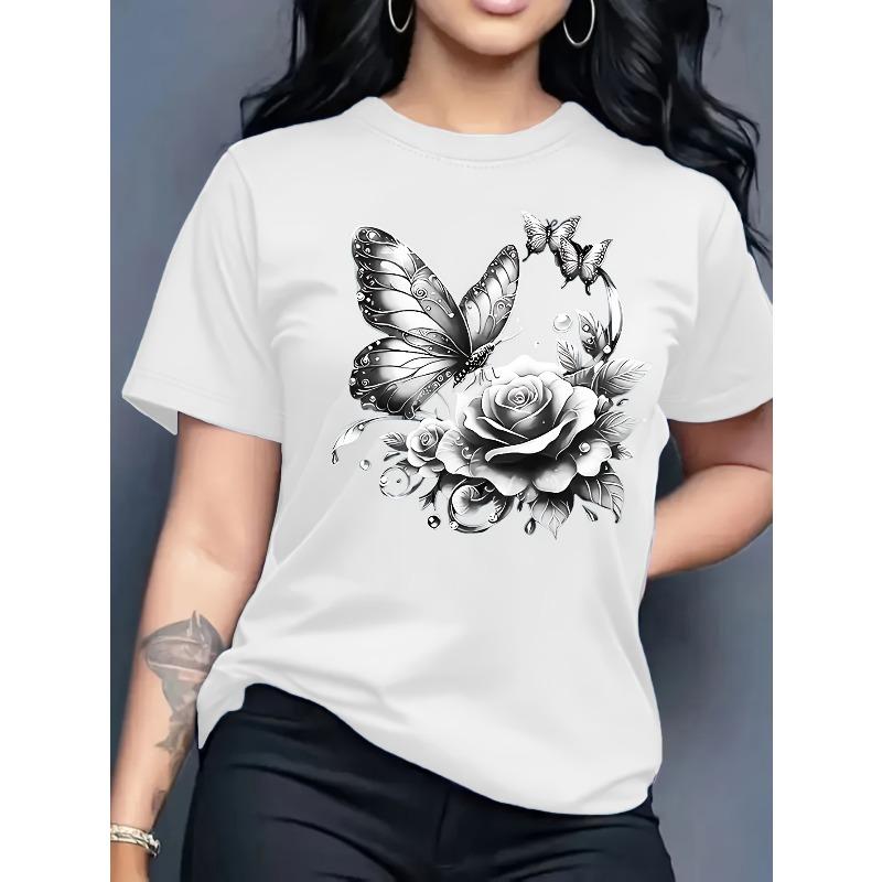 European sizes Fashionable Letter Printed Women s Round Neck Pure T-shirt with Simple Design, Comfortable and Breathable 4XL
European sizes Fashionable Letter Printed Women s Round Neck Pure T-shirt with Simple Design, Comfortable and Breathable 4XL