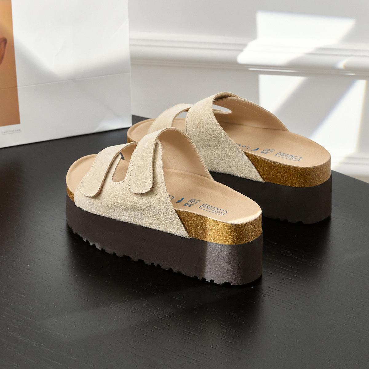 Толстоподошвенные шлепанцы Birkenstock для женской уличной обуви лето 2025 новинка ретро на липучке однословные с мягкой подошвой повседневные диванные сандалии 34
Толстоподошвенные шлепанцы Birkenstock для женской уличной обуви лето 2025 новинка ретро на липучке однословные с мягкой подошвой повседневные диванные сандалии 34