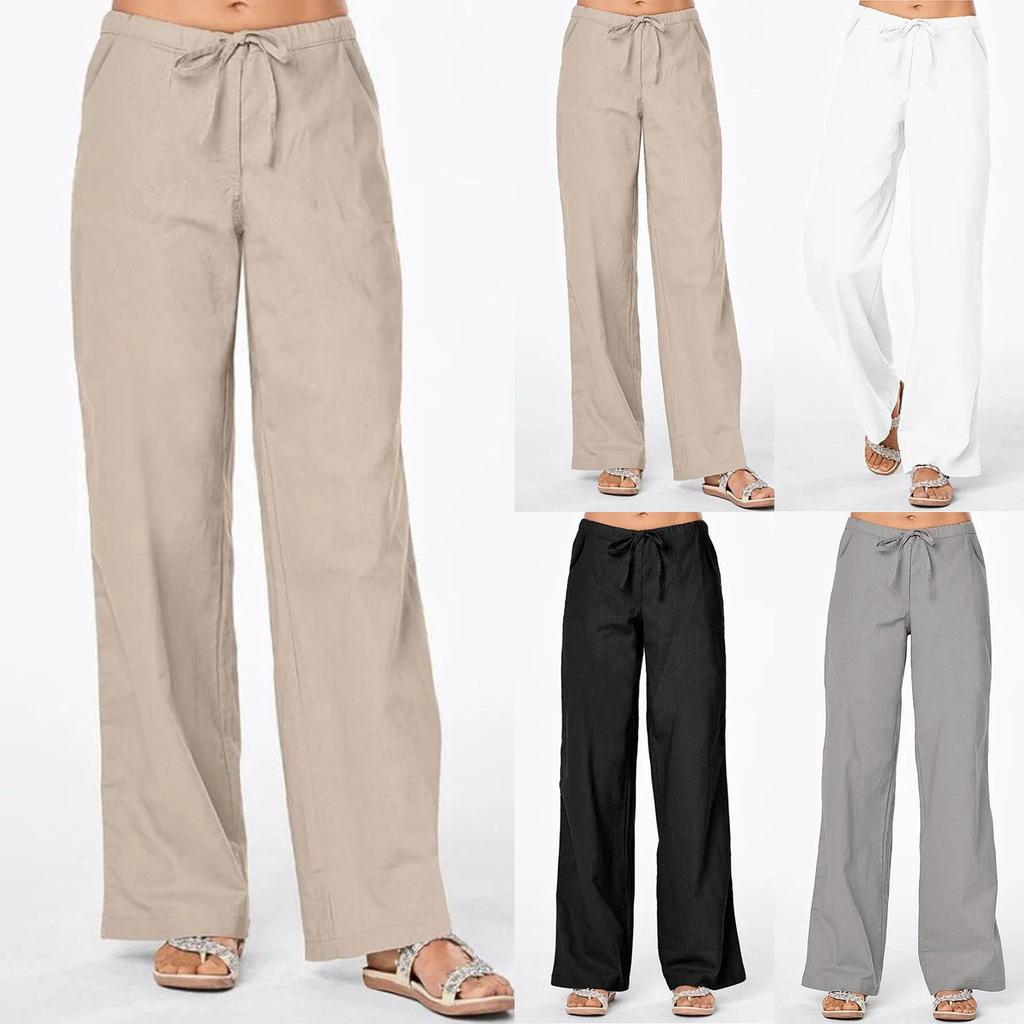 Spring Summer Women s Solid Color Strap Pocket Loose Casual Long Pants Wide Leg Linen Trousers for Women XXXL белый
Spring Summer Women s Solid Color Strap Pocket Loose Casual Long Pants Wide Leg Linen Trousers for Women XXXL белый