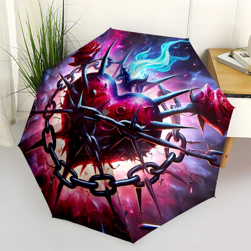 1pc Heart Chains and Roses Automatic Umbrella Portable Home Essential Umbrella, Iron Umbrella Structure Suitable for All Seasons yy251123199
1pc Heart Chains and Roses Automatic Umbrella Portable Home Essential Umbrella, Iron Umbrella Structure Suitable for All Seasons yy251123199