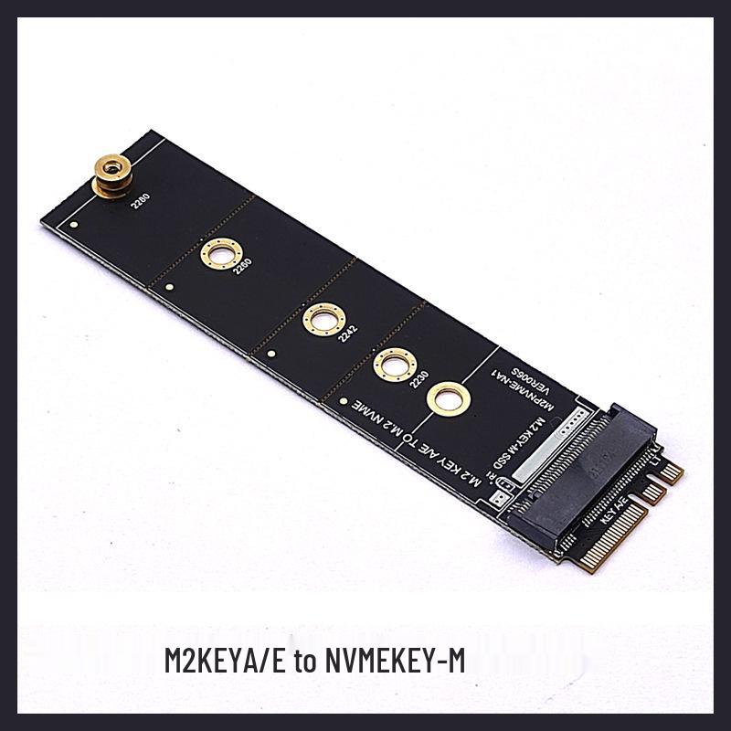 Адаптерна карта M.2 Key A/E на NVME: Розширювальний слот NGFF на M.2 Key-M для WiFi-інтерфейсу до M.2 диска чорний
Адаптерна карта M.2 Key A/E на NVME: Розширювальний слот NGFF на M.2 Key-M для WiFi-інтерфейсу до M.2 диска чорний