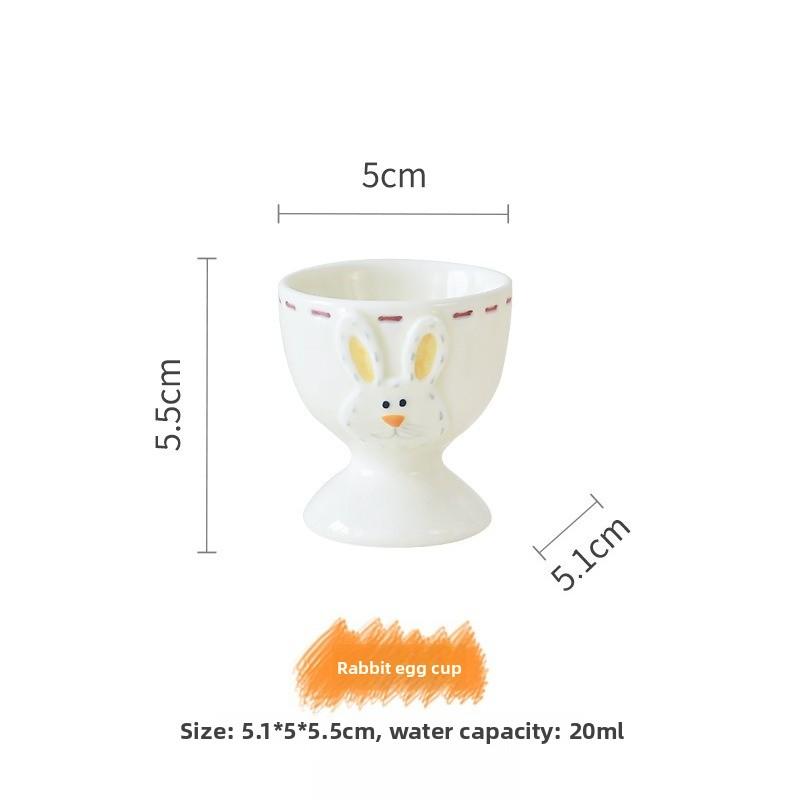 Creative Relief Mug Single Egg Holder High Temperature Ceramic Cup Cute Rabbit Flower Egg Cup 50ml
Creative Relief Mug Single Egg Holder High Temperature Ceramic Cup Cute Rabbit Flower Egg Cup 50ml