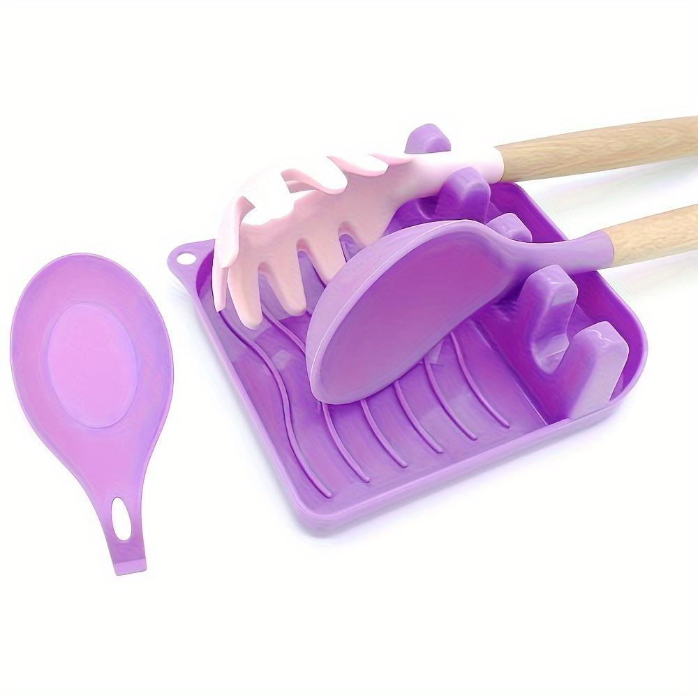 1PC Multi-vessel Spoon Holder with Drip Pad, Non-slip and Heat-resistant Kitchen and Grill Spoon Holder
1PC Multi-vessel Spoon Holder with Drip Pad, Non-slip and Heat-resistant Kitchen and Grill Spoon Holder