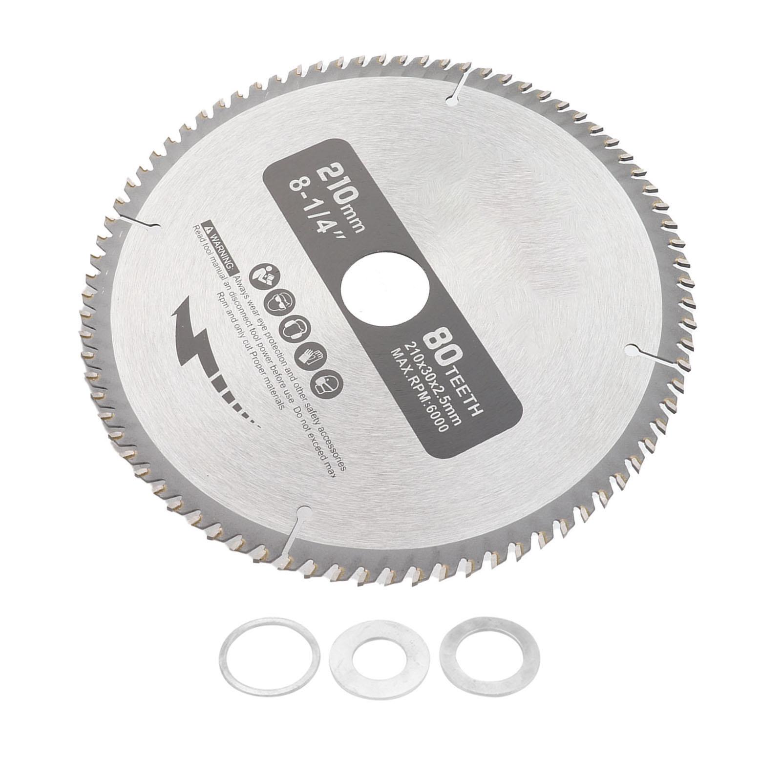 210mm 80 Teeth Bore Diameter 30mm Circular Saw Blade with 3 O Rings Circular Saw Blade Saw Cutting Blade Wood Cutting Blade
210mm 80 Teeth Bore Diameter 30mm Circular Saw Blade with 3 O Rings Circular Saw Blade Saw Cutting Blade Wood Cutting Blade