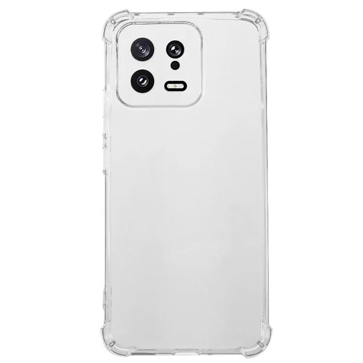 TPU Shell for Xiaomi 13 Reinforced Corners Back Cover Scratch Resistant Transparent Phone Case
TPU Shell for Xiaomi 13 Reinforced Corners Back Cover Scratch Resistant Transparent Phone Case