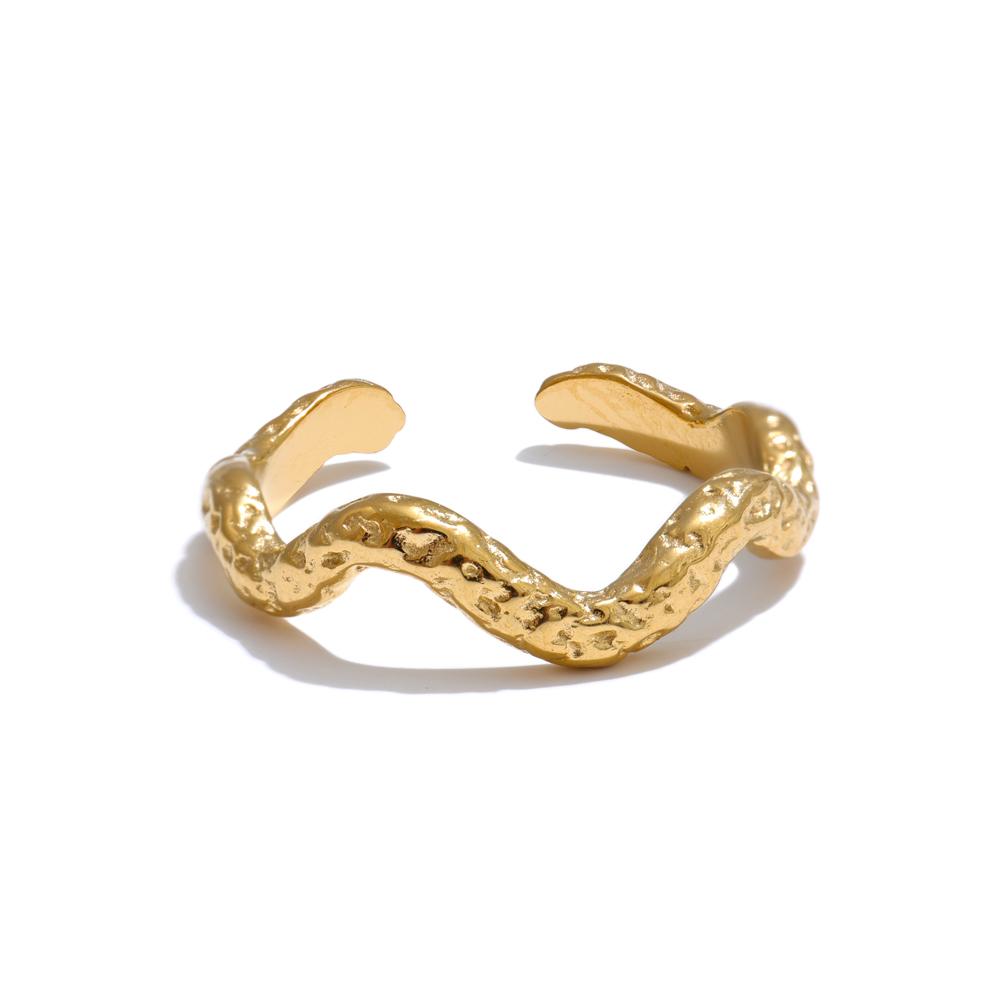 Yhpup Distinctive Stainless Steel Irregular Hammer Metal Geometric Adjustable Ring Wholesale Accessories Attractive Jewelry 7
Yhpup Distinctive Stainless Steel Irregular Hammer Metal Geometric Adjustable Ring Wholesale Accessories Attractive Jewelry 7