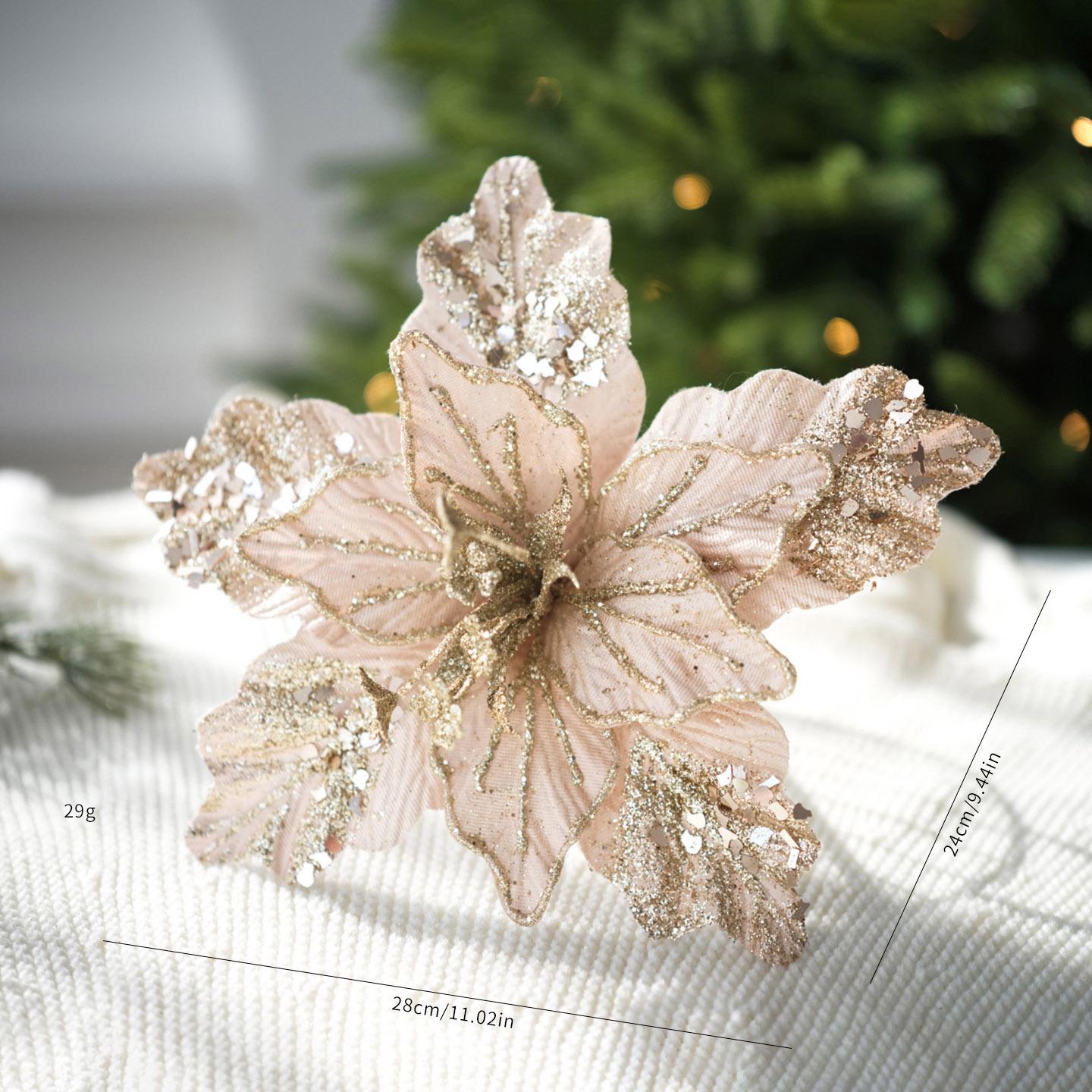 Velvet Sequin Christmas Flower Ornament Fabric Decoration шампанского
Velvet Sequin Christmas Flower Ornament Fabric Decoration шампанского