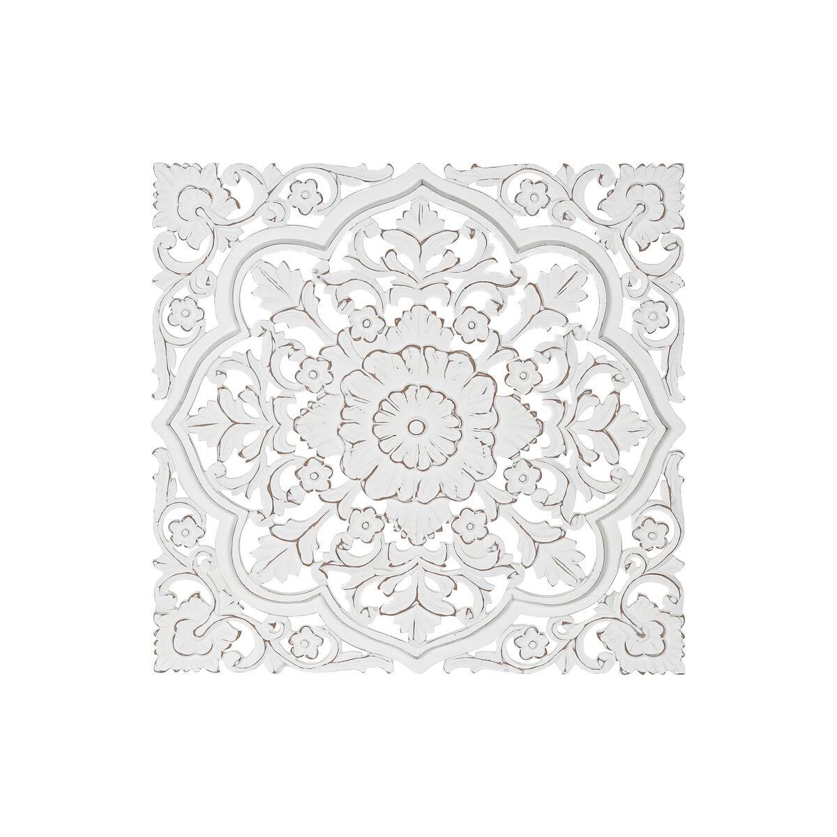 Настенное украшение DKD Home Decor Белая Индийская Мандала Состаренная отделка 90 x 4 x 90 см TU прозрачный 
Настенное украшение DKD Home Decor Белая Индийская Мандала Состаренная отделка 90 x 4 x 90 см TU прозрачный