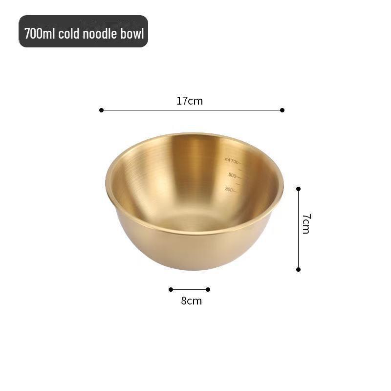 Миска из корейской нержавеющей стали для пищевых продуктов: Идеально подходит для холодной лапши, салатов, пибимпаба и многого другого.
Миска из корейской нержавеющей стали для пищевых продуктов: Идеально подходит для холодной лапши, салатов, пибимпаба и многого другого.