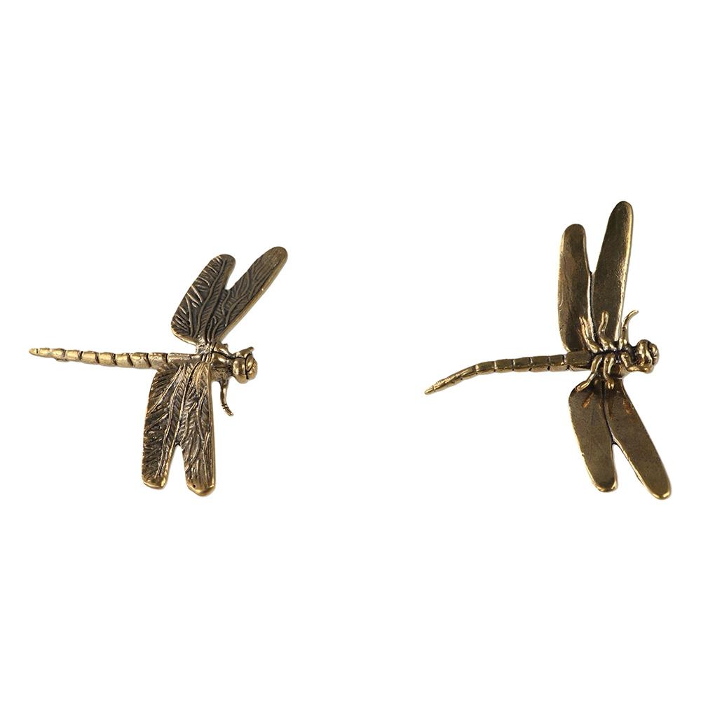Elegant Miniature Dragonfly Statue Copper Dragonfly Ornament Garden Decoration 2pcs
Elegant Miniature Dragonfly Statue Copper Dragonfly Ornament Garden Decoration 2pcs