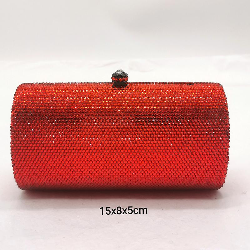 Red Rhinestone Diamond Evening Clutches Purses High-End WHTUOHENG Crystal Bags Luxury Full Rhinestones Wedding Bridal Purses 18cmX8cmX5cm
Red Rhinestone Diamond Evening Clutches Purses High-End WHTUOHENG Crystal Bags Luxury Full Rhinestones Wedding Bridal Purses 18cmX8cmX5cm