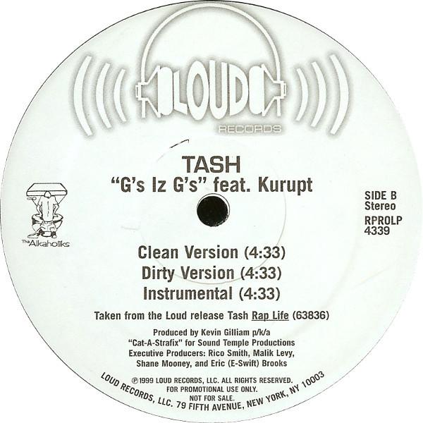 12inch Record TASH - Nightfall / G s Iz G s RPROLP4339PROMO Loud Records 1999 US Rap & Hip-Hop/R&B Used
12inch Record TASH - Nightfall / G s Iz G s RPROLP4339PROMO Loud Records 1999 US Rap & Hip-Hop/R&B Used