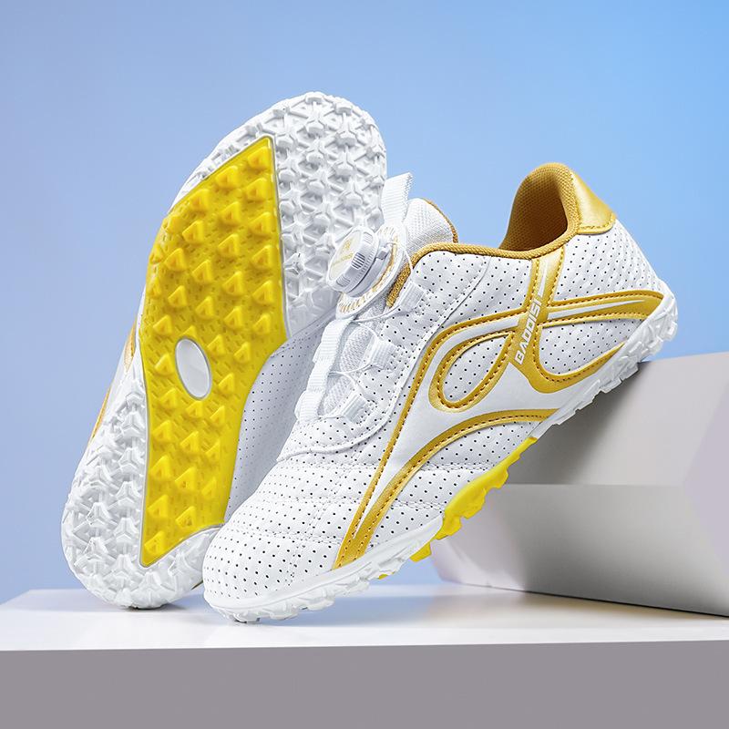 Mesh football shoes boys and girls men s World Cup broken nails rotating buttons primary school students training shoes 39
Mesh football shoes boys and girls men s World Cup broken nails rotating buttons primary school students training shoes 39