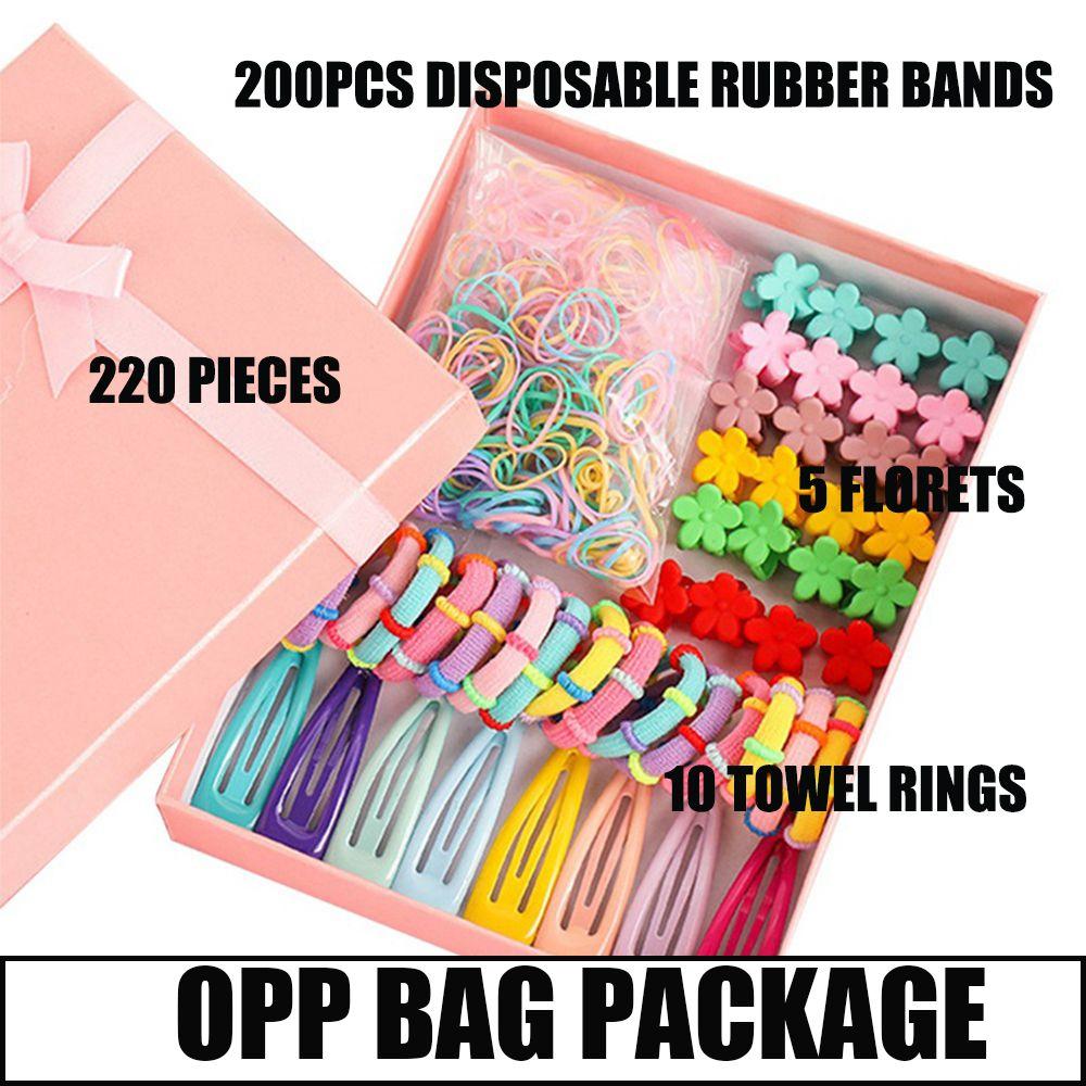 220PCS/Set Candy Color Elastic Girls Hairpin Hair Clip Hair Rope Accessories Gifts
220PCS/Set Candy Color Elastic Girls Hairpin Hair Clip Hair Rope Accessories Gifts
