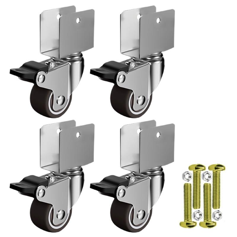 4Pcs 1.5inch Universals Swivels Casters Replacement Heavy Duty Furniture Wheel Castor Quiet Trolley Wheel Easily Install 1
4Pcs 1.5inch Universals Swivels Casters Replacement Heavy Duty Furniture Wheel Castor Quiet Trolley Wheel Easily Install 1