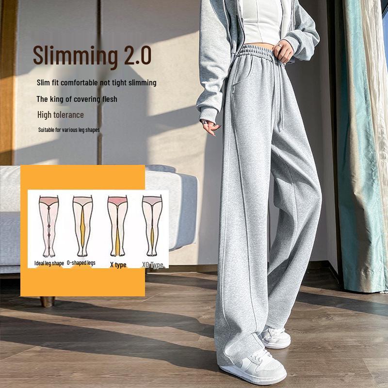 Petite Plus Velvet Straight-Leg Sweatpants for Women - Spring & Autumn 2024 Collection XL (120-135 lbs)
Petite Plus Velvet Straight-Leg Sweatpants for Women - Spring & Autumn 2024 Collection XL (120-135 lbs)