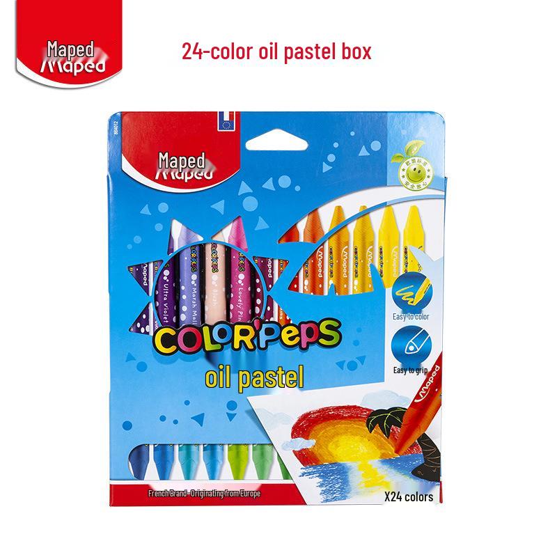 Maped Oil Pastels & Colored Pens Set: 36 or 48 Colors for Kids with Plastic Carry Case Box
Maped Oil Pastels & Colored Pens Set: 36 or 48 Colors for Kids with Plastic Carry Case Box