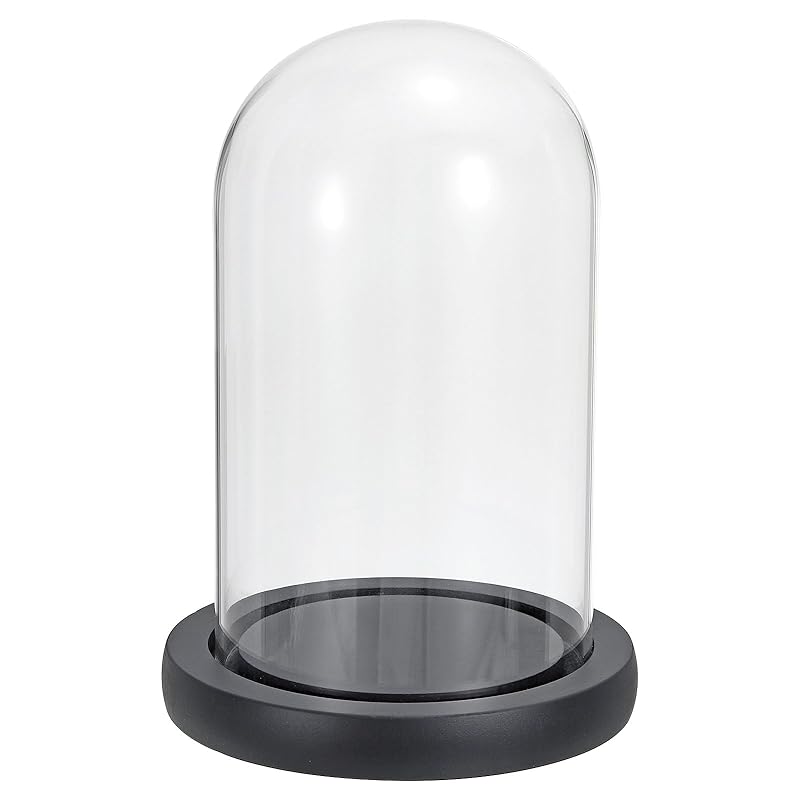 PATIKIL 15 x 9 cm clear cloche glass dome glass bell jar display case tabletop centerpiece With black wooden base for christmas interior decoration
PATIKIL 15 x 9 cm clear cloche glass dome glass bell jar display case tabletop centerpiece With black wooden base for christmas interior decoration