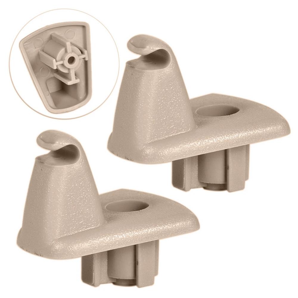 2Pcs Beige Sun Visor Holder Hook Clips 1EJ51BD1AA For Chrysler 300 Dodge Charger Magnum
2Pcs Beige Sun Visor Holder Hook Clips 1EJ51BD1AA For Chrysler 300 Dodge Charger Magnum