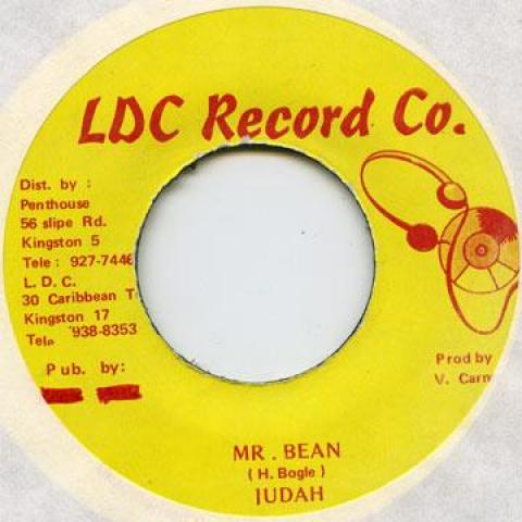 7-дюймовая пластинка JUDAH - Mr. Bean LDC Records 1994 Ямайка Регги, Ска и Даб
7-дюймовая пластинка JUDAH - Mr. Bean LDC Records 1994 Ямайка Регги, Ска и Даб