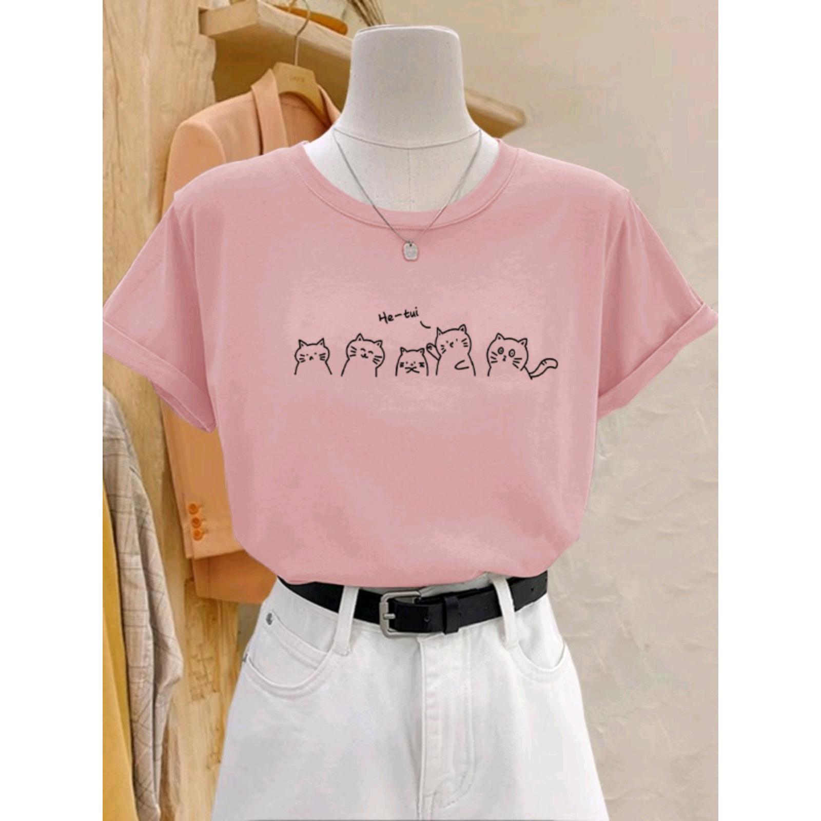 White T-shirt women s short-sleeved loose cotton shoulder 24 new summer casual fashion versatile and thin top S
White T-shirt women s short-sleeved loose cotton shoulder 24 new summer casual fashion versatile and thin top S