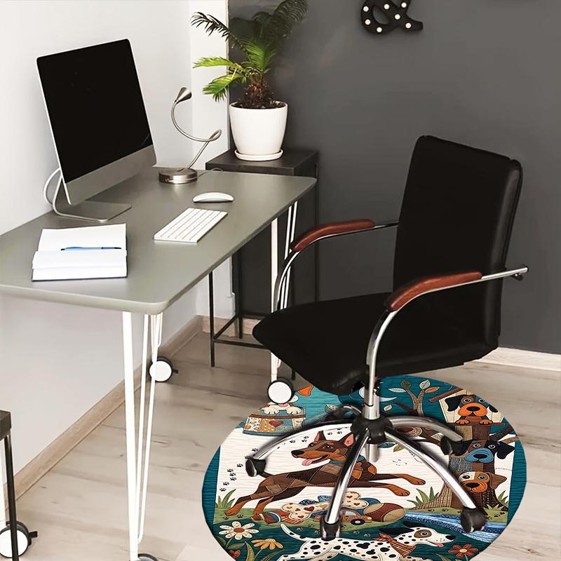 1PC Dogs, Garden Non-Slip Floor Round carpet, Office, family, bedroom, Large Area Rug Indoor Rugs, Durable Polyester-L0360 80cm by 80cm
1PC Dogs, Garden Non-Slip Floor Round carpet, Office, family, bedroom, Large Area Rug Indoor Rugs, Durable Polyester-L0360 80cm by 80cm