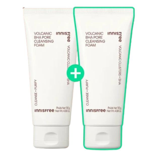 Innisfree Volcanic Pore BHA Cleansing Foam 130g 1+1 Special Set Deep Pore Cleansing & Oil Control
Innisfree Volcanic Pore BHA Cleansing Foam 130g 1+1 Special Set Deep Pore Cleansing & Oil Control