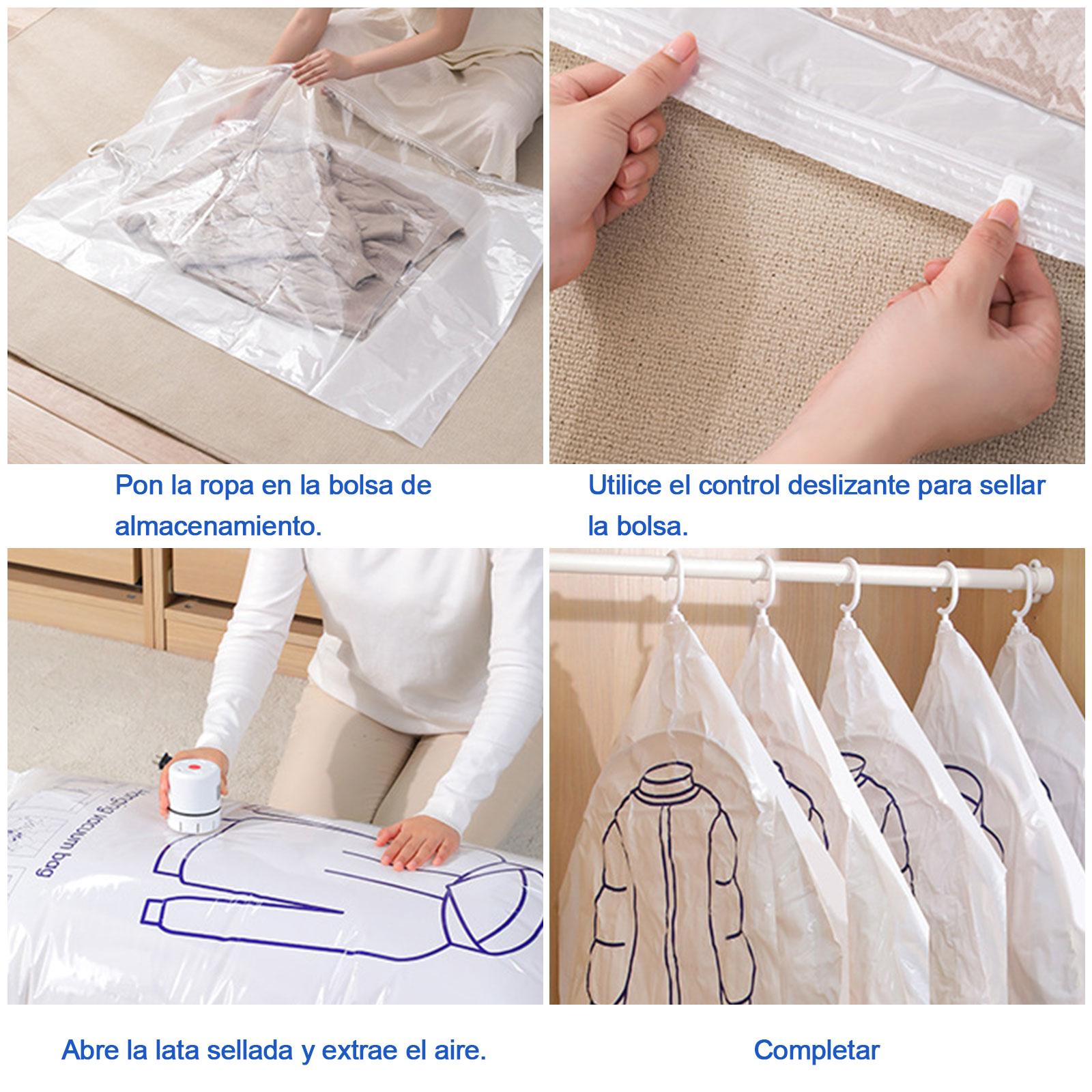 Bolsas Al VacíO Ropa Colgantes — 6 шт., Bolsa De Almacenamiento Al VacíO Ahorra De Espacio, Incluye Bomba Manual Para Guardar R
Bolsas Al VacíO Ropa Colgantes — 6 шт., Bolsa De Almacenamiento Al VacíO Ahorra De Espacio, Incluye Bomba Manual Para Guardar R