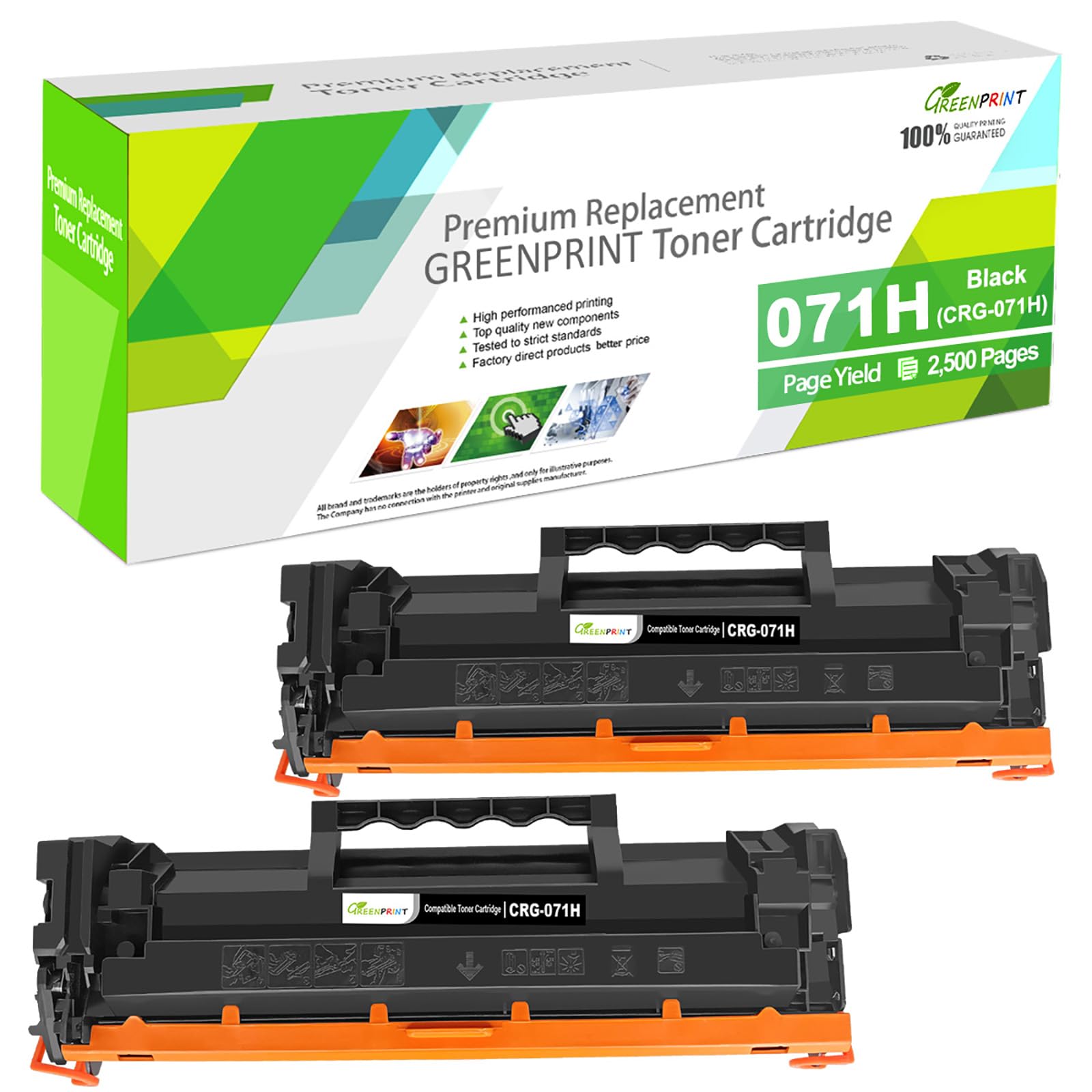 071H CRG071H Compatible Toner Cartridges 2 Black Large Capacity 2500 Pages Compatible Models Canon MF273 MF273dw MF272 MF272dw MF270 LBP121 LBP122 чорний
071H CRG071H Compatible Toner Cartridges 2 Black Large Capacity 2500 Pages Compatible Models Canon MF273 MF273dw MF272 MF272dw MF270 LBP121 LBP122 чорний