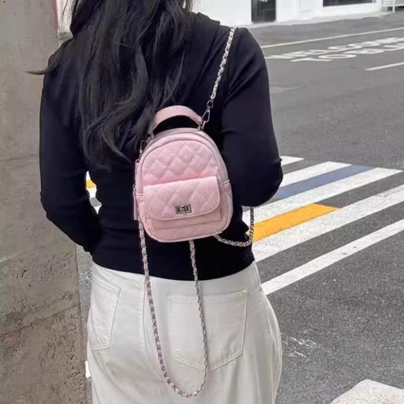 Xiaoxiangfeng mini rhombus chain backpack summer new cute small backpack simple versatile women s bag рожевий
Xiaoxiangfeng mini rhombus chain backpack summer new cute small backpack simple versatile women s bag рожевий