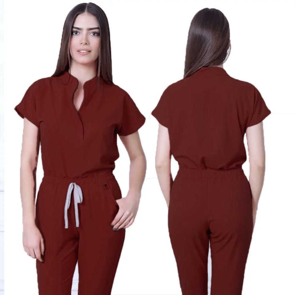 Unisex Anatomy Short Sleeve Scrubs Set Womens Clinic Doctors Workwear Female Overall S червоний
Unisex Anatomy Short Sleeve Scrubs Set Womens Clinic Doctors Workwear Female Overall S червоний