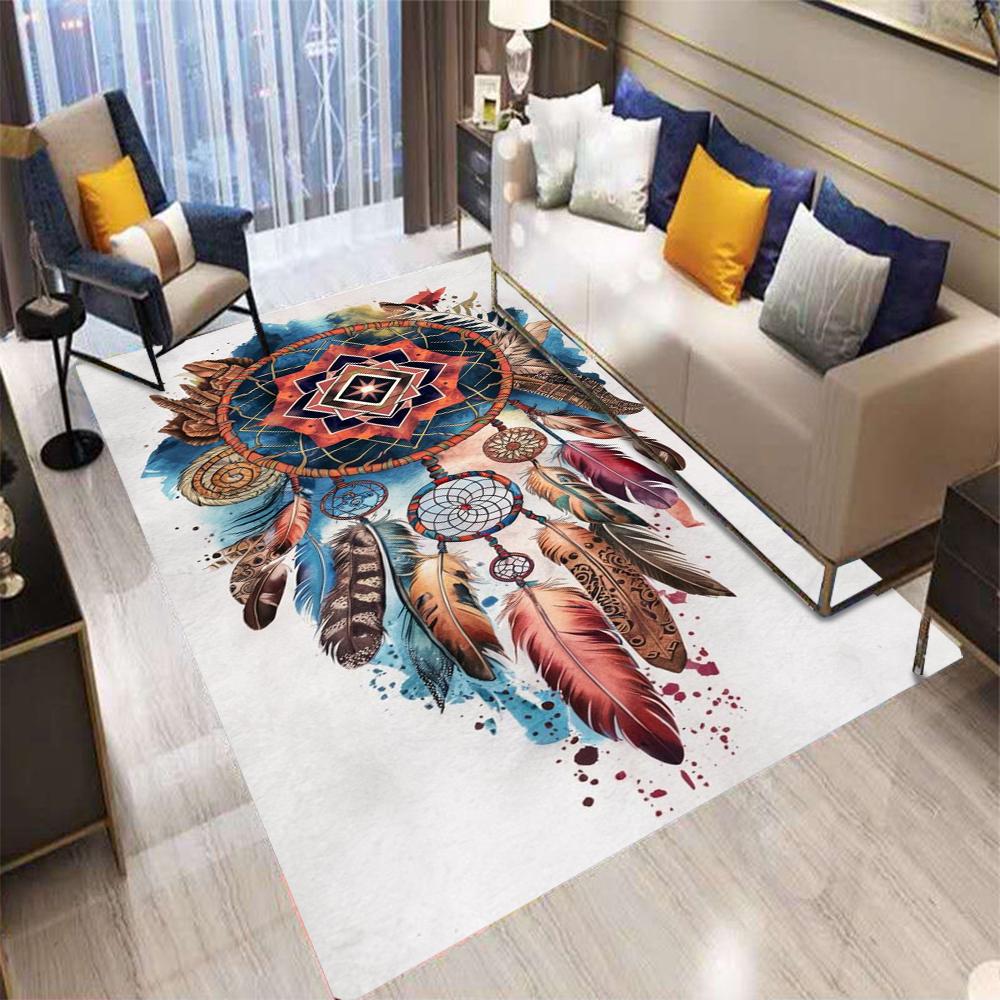 Ковер в стиле ретро-бохо с перьями, коврик для гостиной, дивана, спальни, кухни, входной двери, нескользящий, роскошный, домашний декор 50X80CM
Ковер в стиле ретро-бохо с перьями, коврик для гостиной, дивана, спальни, кухни, входной двери, нескользящий, роскошный, домашний декор 50X80CM