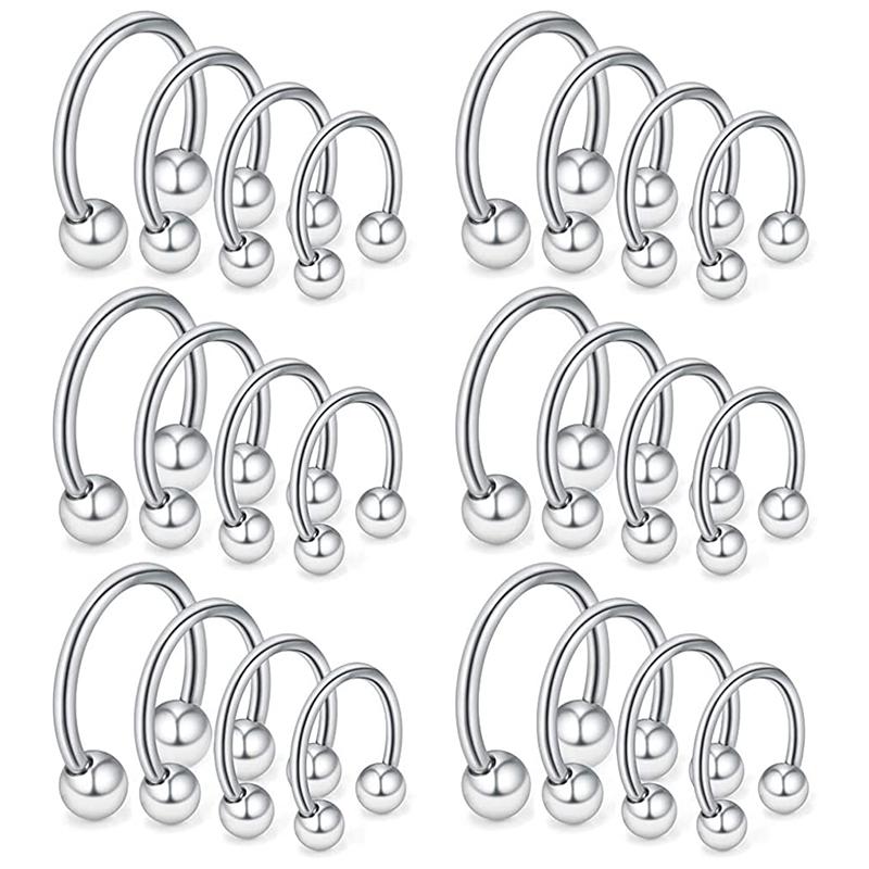 24Pc/set Surgical Steel Eyebrow Lip Nose Hoop Nostril Ear Tongue Piercing Set Piercings Ring Body Zircon For Women Men Ear Stud
24Pc/set Surgical Steel Eyebrow Lip Nose Hoop Nostril Ear Tongue Piercing Set Piercings Ring Body Zircon For Women Men Ear Stud