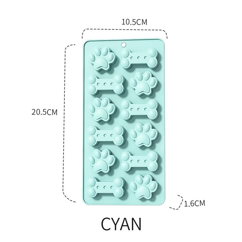 Силиконовая форма в форме собачьей лапы и кости, антипригарный пищевой поддон для льда для шоколадных конфет, кексов, пудингов, желе, печенья в виде щенка синий
Силиконовая форма в форме собачьей лапы и кости, антипригарный пищевой поддон для льда для шоколадных конфет, кексов, пудингов, желе, печенья в виде щенка синий