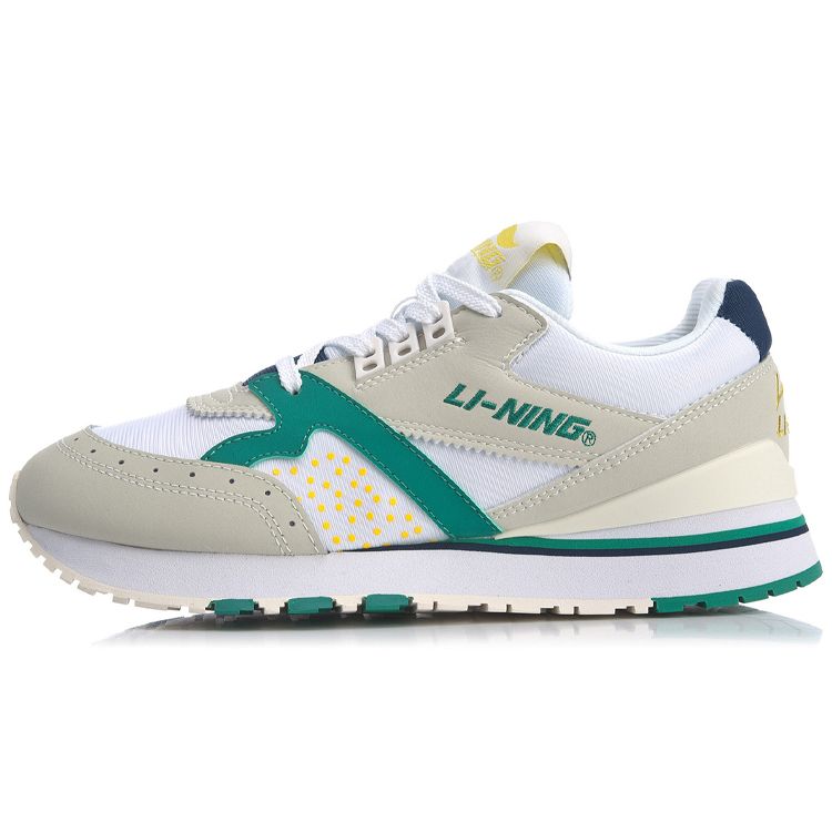 Li Ning 001 Origin Leather Нескользящие износостойкие низкие спортивные повседневные туфли женские кроссовки белые зеленые AGCQ088-4
Li Ning 001 Origin Leather Нескользящие износостойкие низкие спортивные повседневные туфли женские кроссовки белые зеленые AGCQ088-4