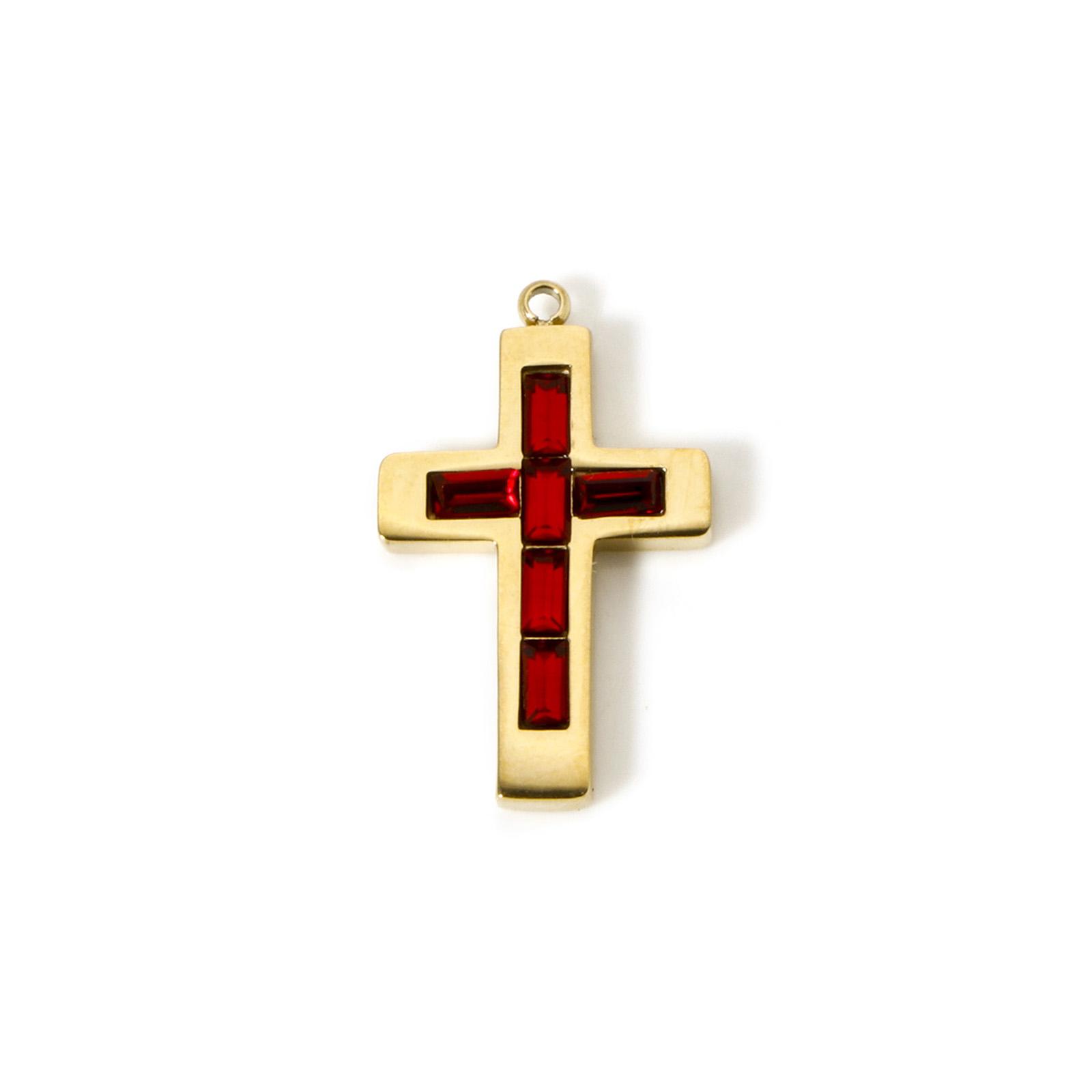 1 Piece Birthstone Cross Earrings Charms 14K Real Gold Plated Stainless Steel Pendant For Necklace DIY Findings 25mm x 15mm
1 Piece Birthstone Cross Earrings Charms 14K Real Gold Plated Stainless Steel Pendant For Necklace DIY Findings 25mm x 15mm