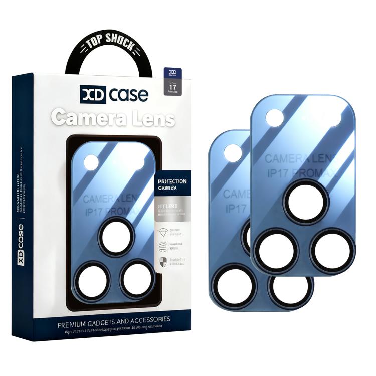 XDcase 2pcs Integrated Translucent Frosted Acrylic Camera Lens Protector For iPhone 17 Pro Max синій
XDcase 2pcs Integrated Translucent Frosted Acrylic Camera Lens Protector For iPhone 17 Pro Max синій