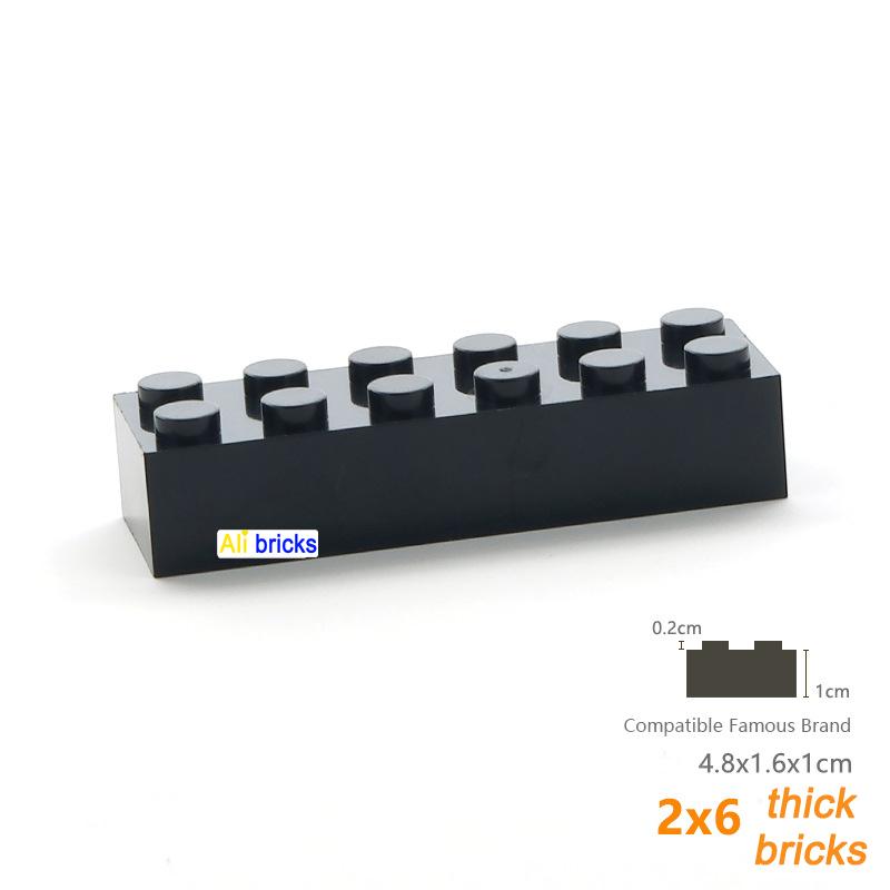 120pcs 2x6 Dot DO IT YOURSELF Construction Bricks Thick Figures Blocks Learning Creativity Dimension Works With Featuring 2456 Plastic Material
120pcs 2x6 Dot DO IT YOURSELF Construction Bricks Thick Figures Blocks Learning Creativity Dimension Works With Featuring 2456 Plastic Material
