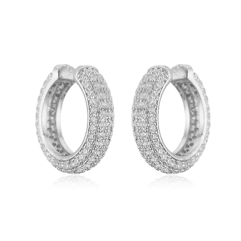 HECHENG, Ladies Luxury Zircon 18K Golden Plated Copper Full Zircon Earclip Safe Non Perforated Zircon 1 Pair Other
HECHENG, Ladies Luxury Zircon 18K Golden Plated Copper Full Zircon Earclip Safe Non Perforated Zircon 1 Pair Other