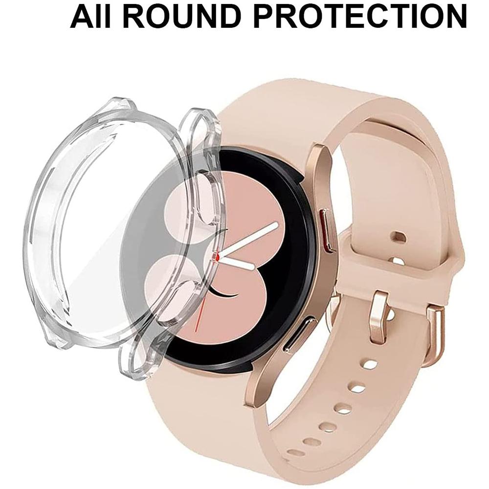 Защитный чехол для Samsung Galaxy Watch 4, 5, 40 мм, 44 мм, силиконовый чехол-бампер из ТПУ, защита экрана, полные аксессуары
Защитный чехол для Samsung Galaxy Watch 4, 5, 40 мм, 44 мм, силиконовый чехол-бампер из ТПУ, защита экрана, полные аксессуары