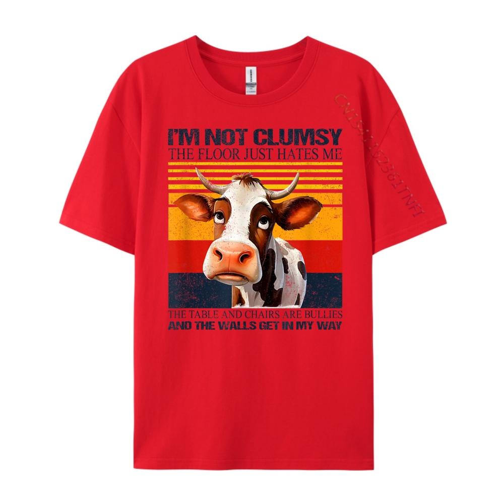 Cow I M Not Clumsy The Floor Just Hates Me The Table Graphic T Shirts Men Cotton Short Sleeve T-Shirt Big And Tall Letter S
Cow I M Not Clumsy The Floor Just Hates Me The Table Graphic T Shirts Men Cotton Short Sleeve T-Shirt Big And Tall Letter S
