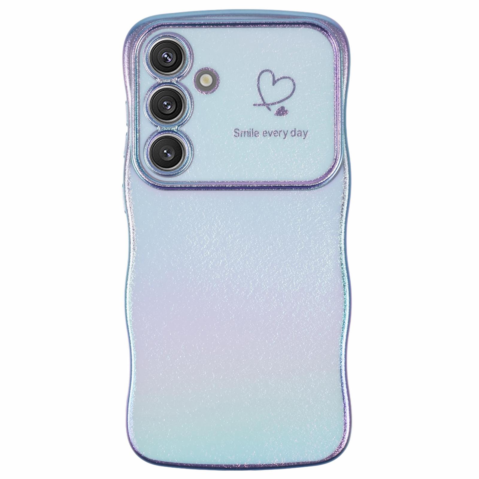 For Samsung Galaxy S25 Case Curly Shape Love Heart TPU Phone Cover Iridescent Gradient Colorful Blue
For Samsung Galaxy S25 Case Curly Shape Love Heart TPU Phone Cover Iridescent Gradient Colorful Blue