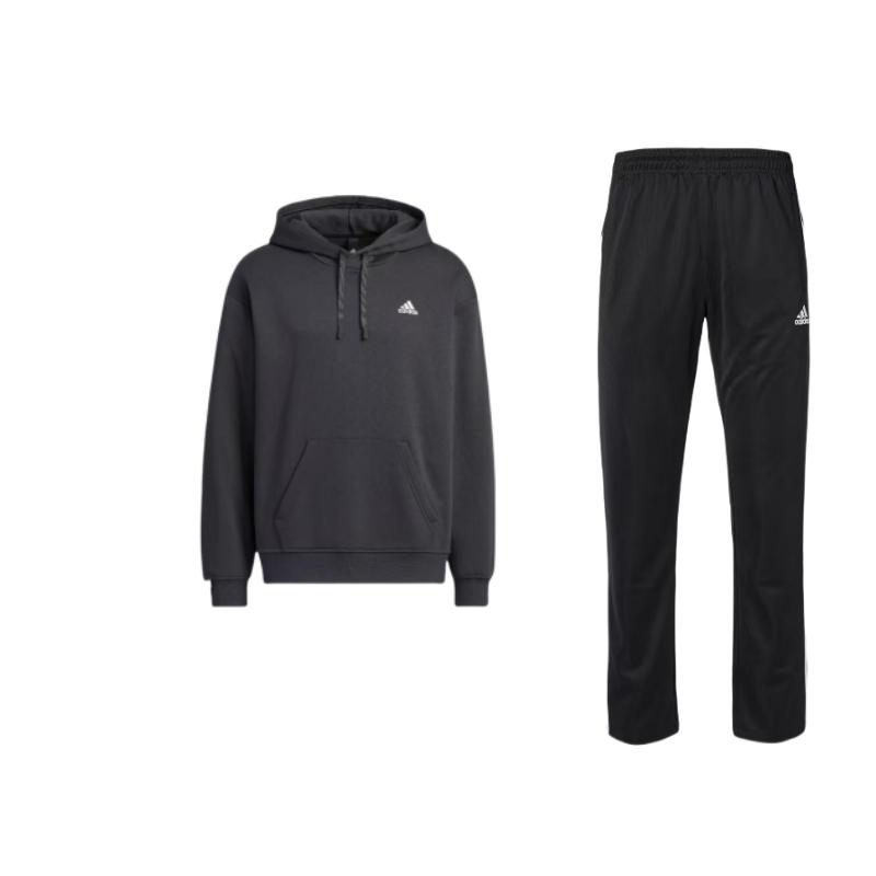 Adidas однотонный фирменный логотип с карманом-кенгуру, длинный рукав, флисовая утолщенная толстовка, винтажные длинные брюки со средней талией, повседневный спортивный комплект IB2731+TR30P-BW S
Adidas однотонный фирменный логотип с карманом-кенгуру, длинный рукав, флисовая утолщенная толстовка, винтажные длинные брюки со средней талией, повседневный спортивный комплект IB2731+TR30P-BW S