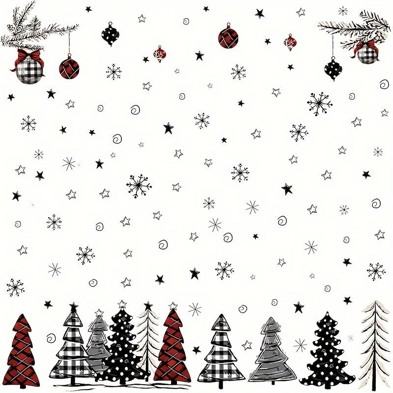 4-piece Bohemian style Christmas static stickers, Christmas tree stickers, suitable for windows, glass, smooth surfaces
4-piece Bohemian style Christmas static stickers, Christmas tree stickers, suitable for windows, glass, smooth surfaces